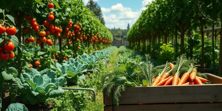 Gemüseanbau im Garten