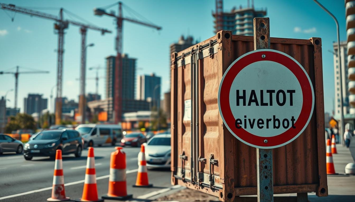 Halteverbot Baucontainer Genehmigung Halteverbot Baucontainer Genehmigung