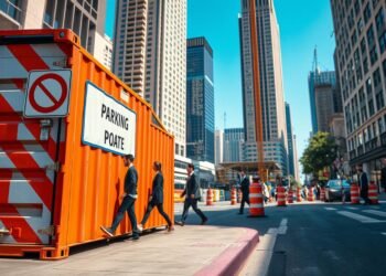 Halteverbot Baucontainer auf öffentlicher Straße