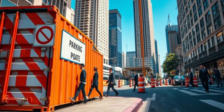 Halteverbot Baucontainer auf öffentlicher Straße