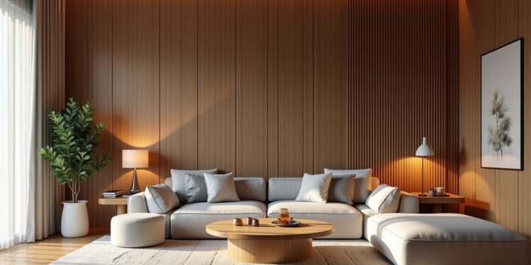 Akustik und Design: Wohnkomfort durch Holzpaneele