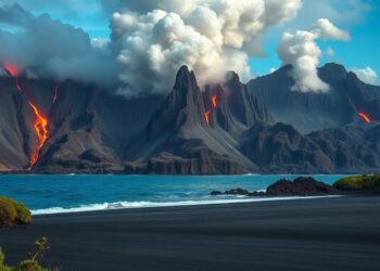 Island Naturwunder vulkanische Landschaften