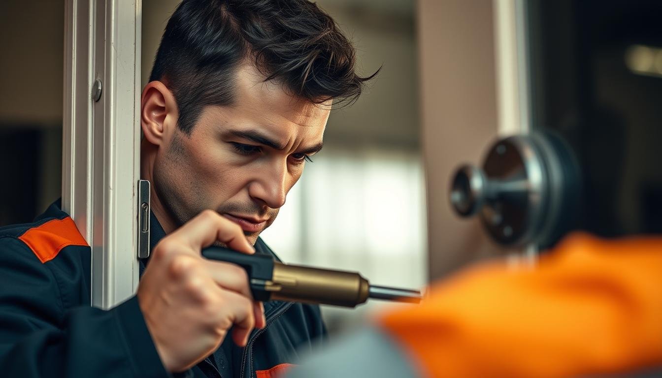 Professioneller Türöffnung Service im Einsatz Professioneller Türöffnung Service im Einsatz