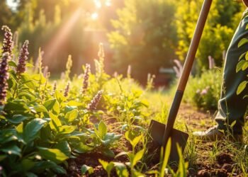 Unkrautbekämpfung im Garten