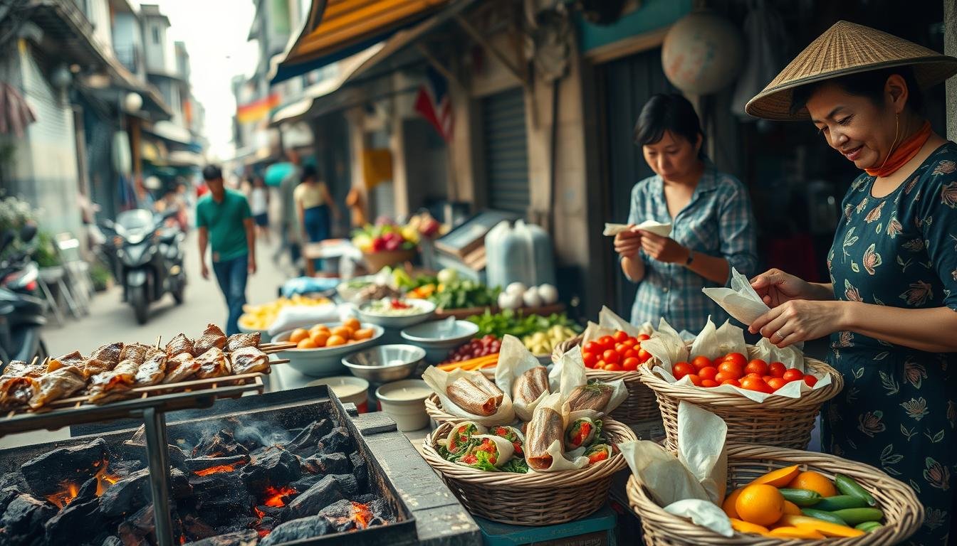 Vietnamesische Küche Street Food