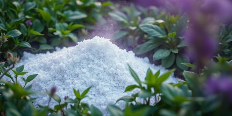 Waschsoda zur Unkrautbekämpfung